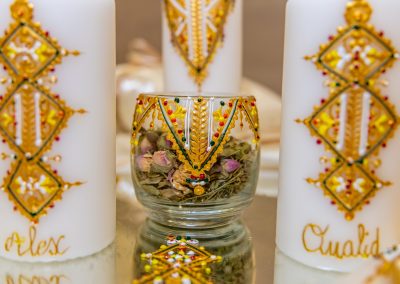 Décoration orientale traditionnelle lors d’un mariage algérien – photographe mariage Mathis Vision