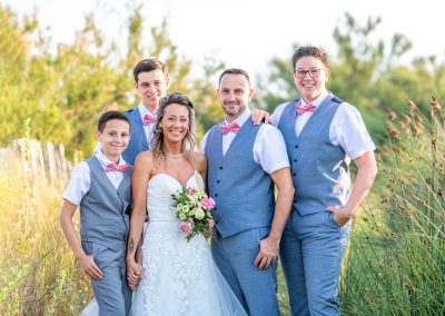 After day de mariage avec les enfants des mariés en extérieur – photographe mariage Mathis Vision