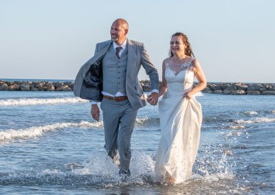 After day mariage à la plage de Sète avec les mariés – photographe mariage Mathis Vision